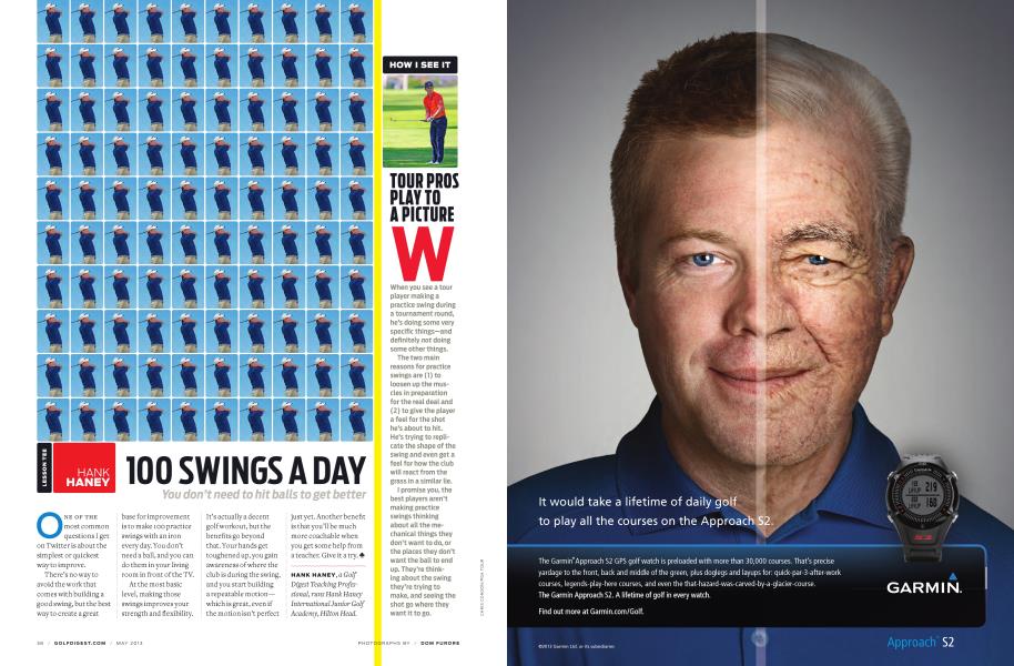 HANK HANEY: 100 SWINGS A DAY