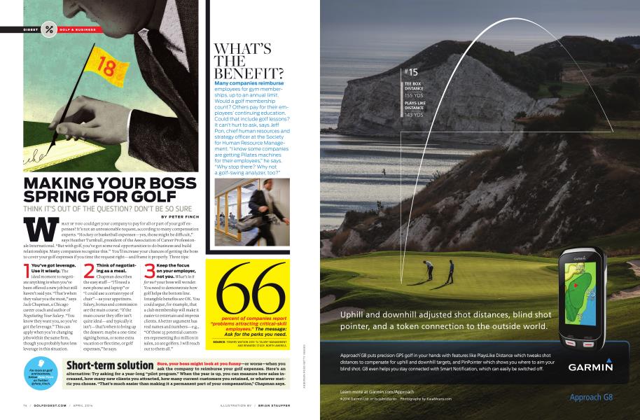 MAKING YOUR BOSS SPRING FOR GOLF