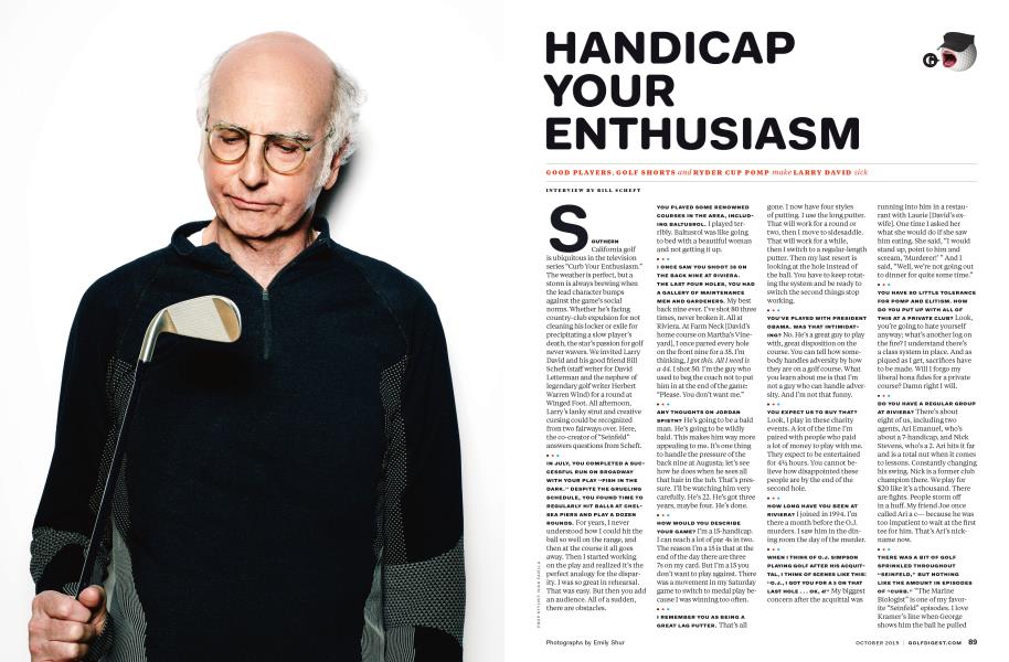 HANDICAP YOUR ENTHUSIASM