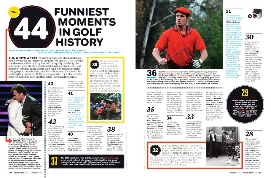 The 44 FUNNIEST MOMENTS IN GOLF HISTORY