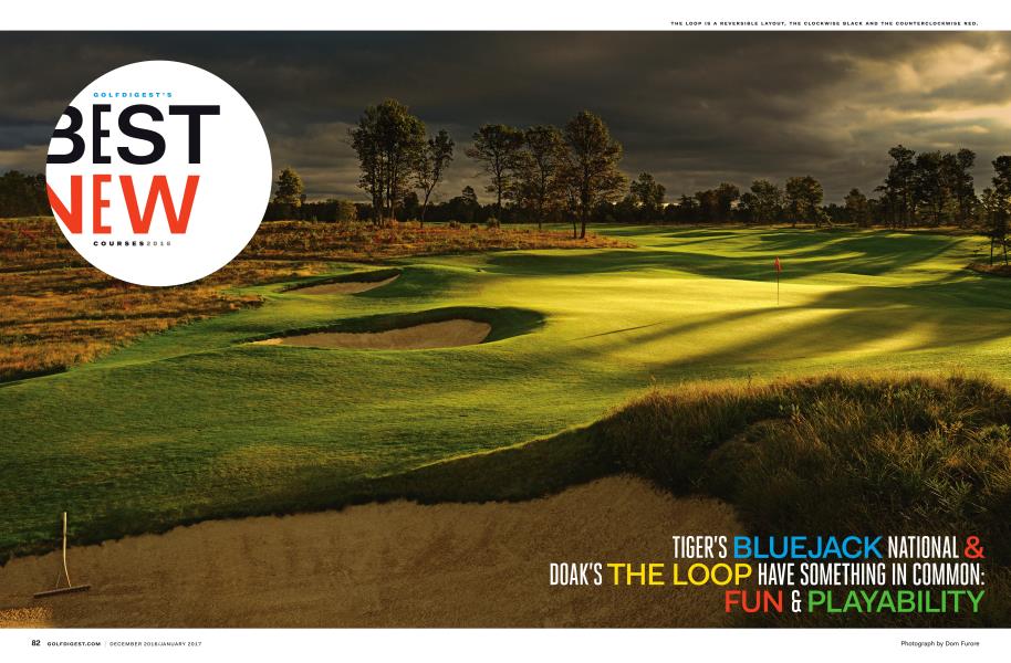 GOLF DIGEST'S BEST NEW COURSES 2016