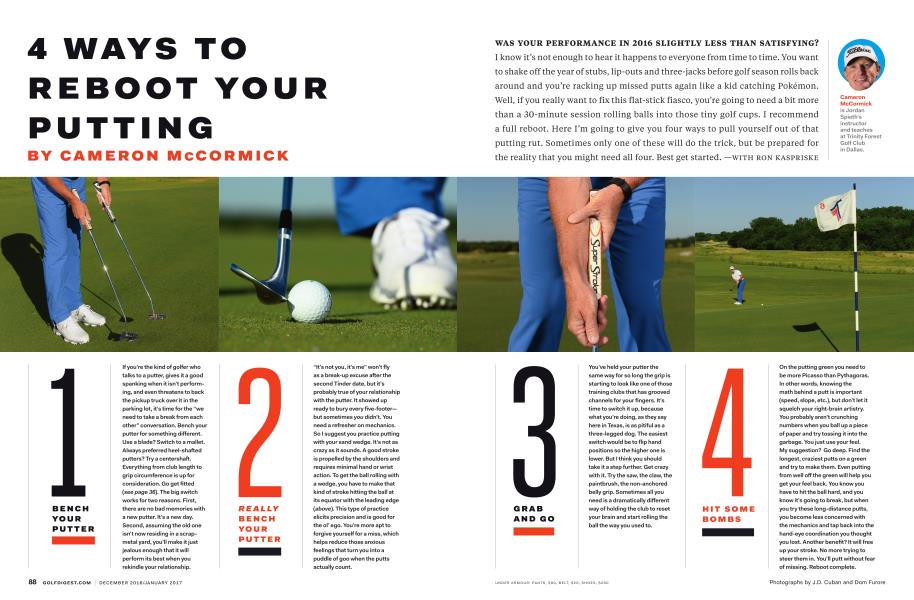4 WAYS TO REBOOT YOUR PUTTING