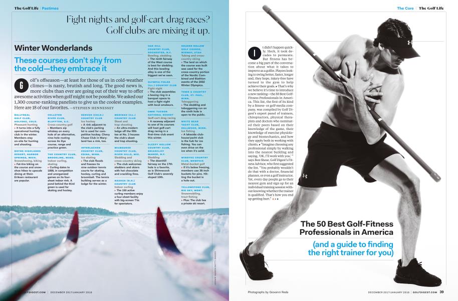 The 50 Best Golf-Fitness Professionals in America