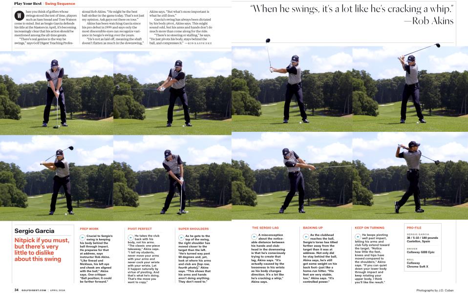 Swing Sequence: Sergio Garcia