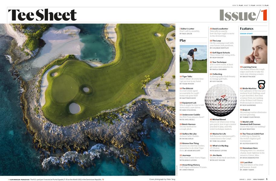 Tee Sheet