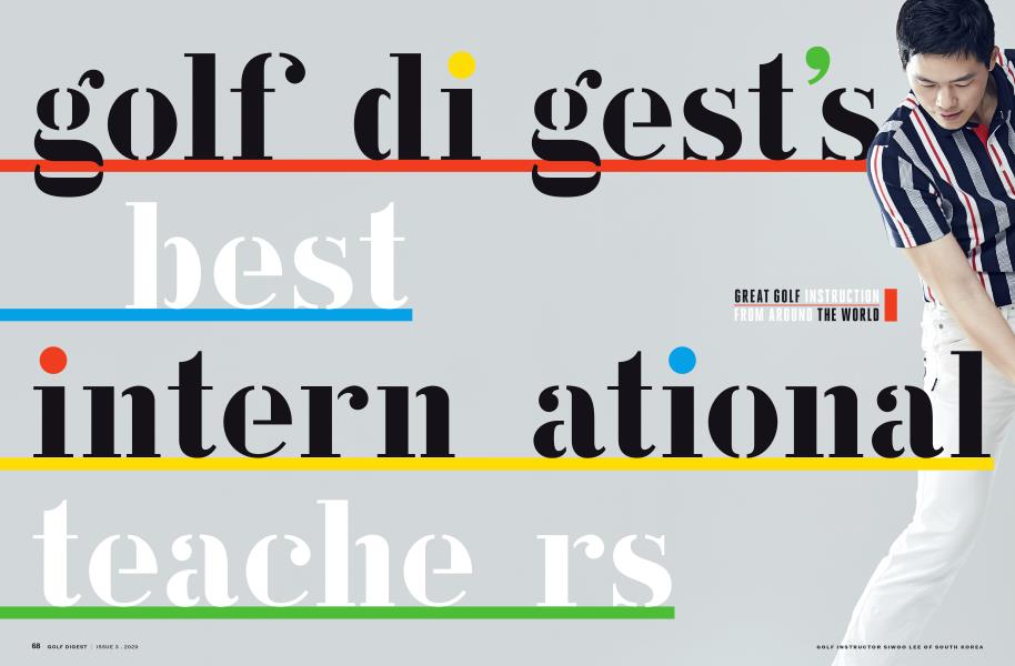 Golf digest's best international teachers