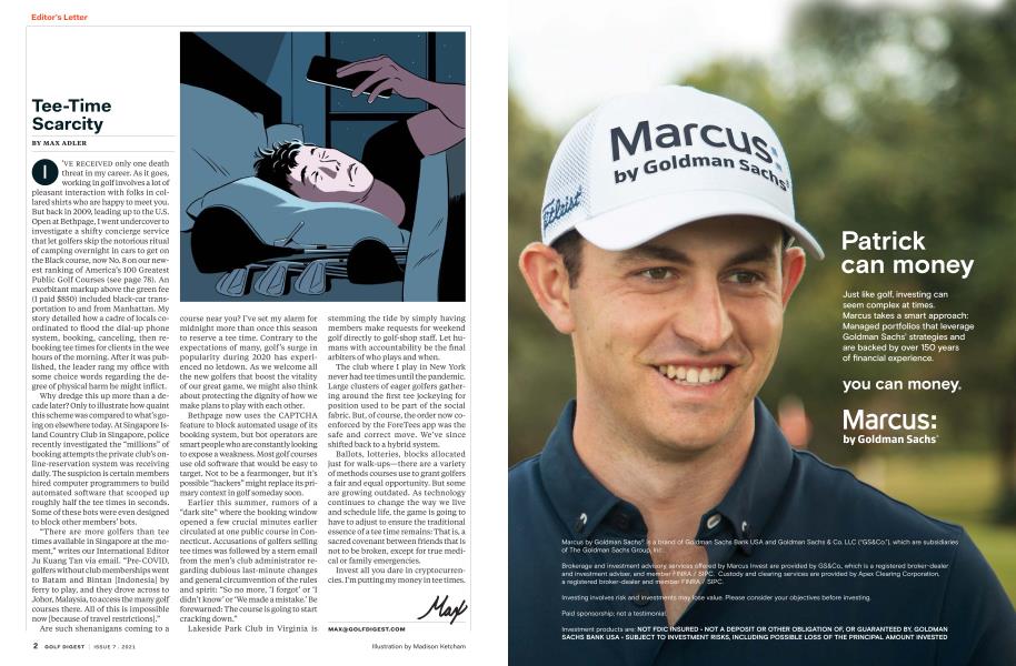 Tee-Time Scarcity