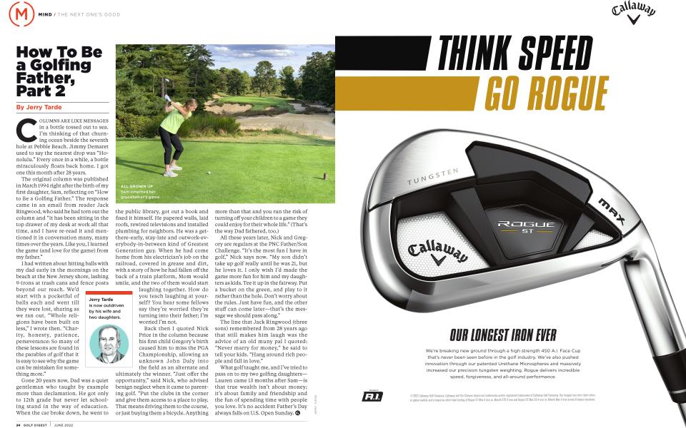 How To Be a Golfing Father, Part 2