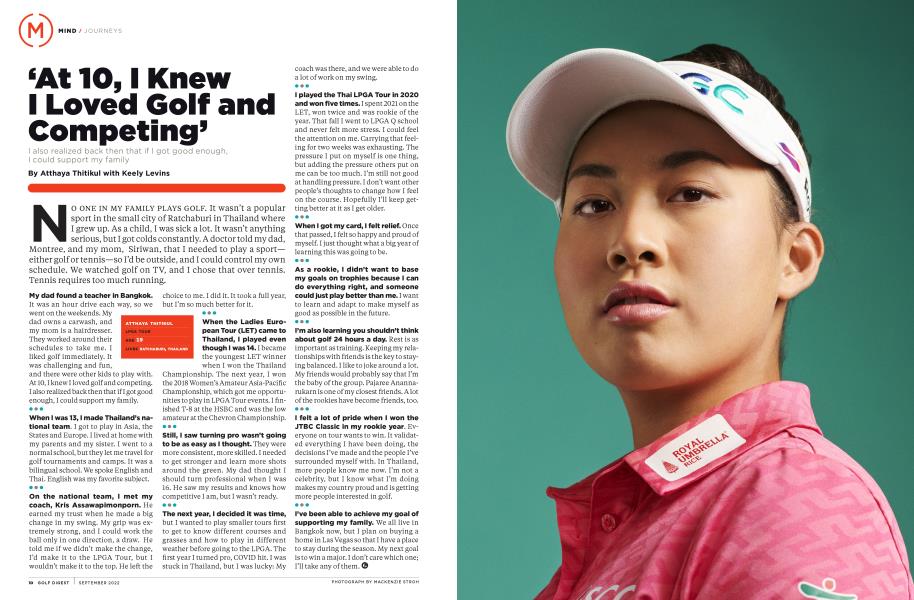 ‘At 10, I Knew I Loved Golf and Competing’