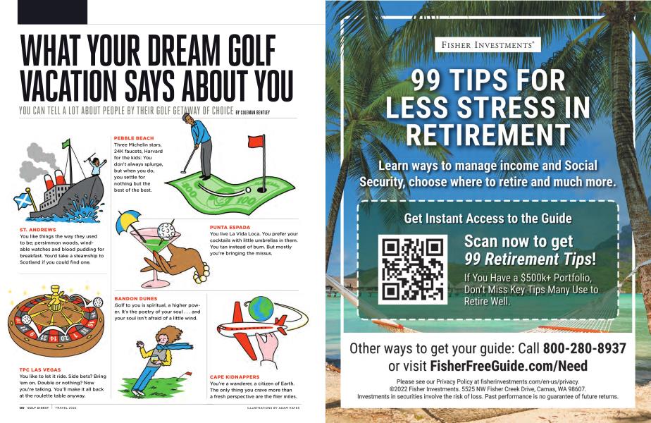 WHAT YOUR DREAM GOLF VACATION SAYS ABOUT YOU