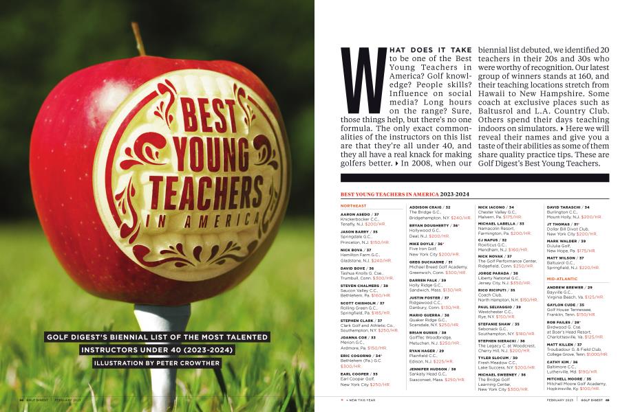 BEST YOUNG TEACHERS IN AMERICA