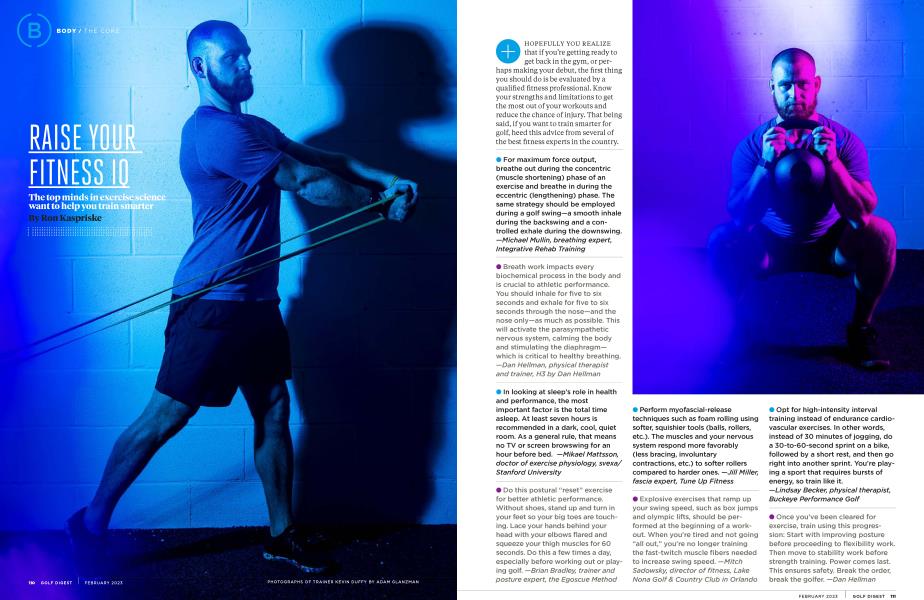 RAISE YOUR FITNESS IQ