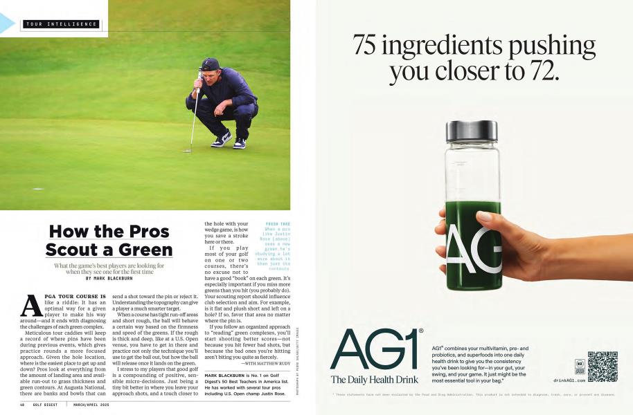 How the Pros Scout a Green