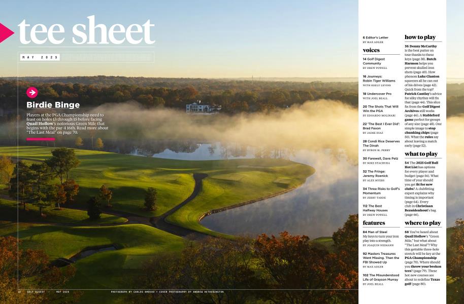 tee sheet