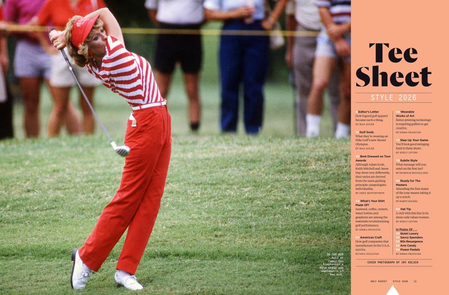 Tee Sheet