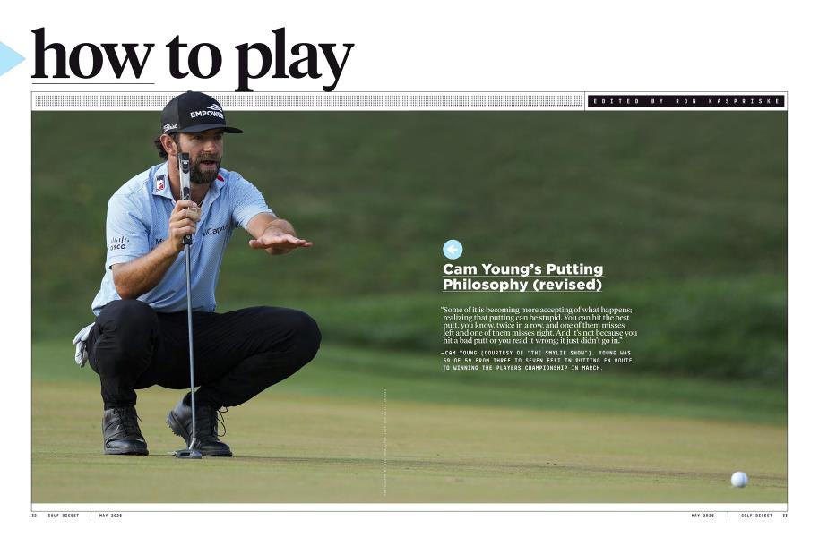 Cam Young’s Putting Philosophy (revised)