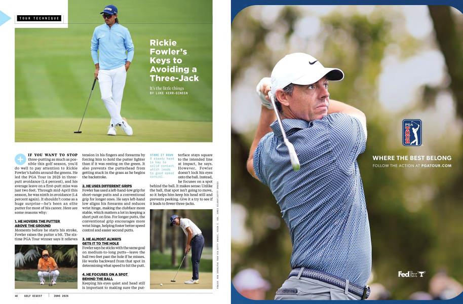 Rickie Fowler’s Keys to Avoiding a Three-Jack